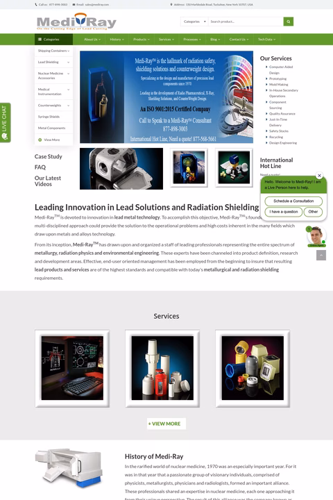 Medi-Ray Homepage 1440px