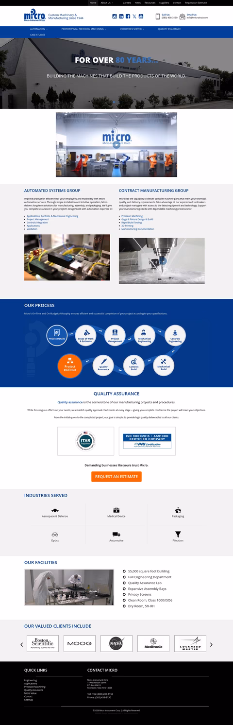 Micro-Instrument-Corporation Homepage 1440px