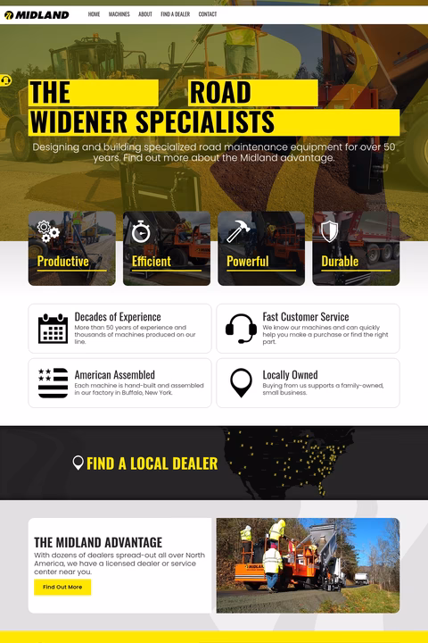 Midland-Machinery Homepage 1440px