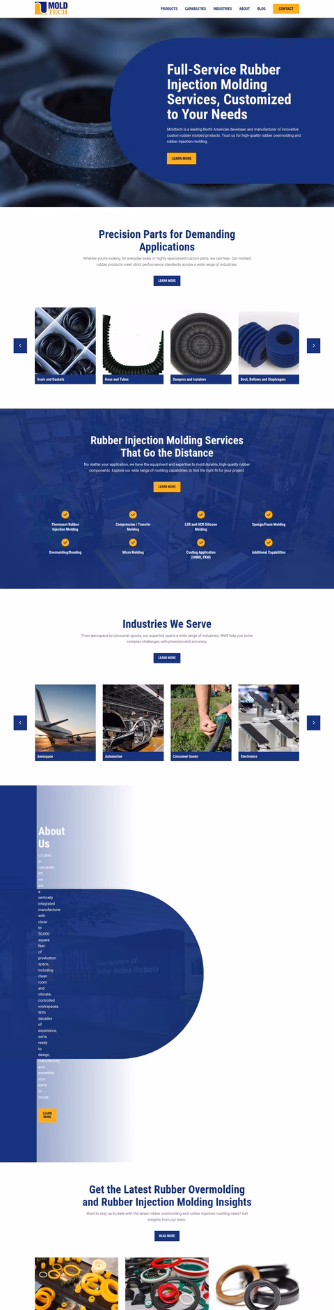 Moldtech Homepage 1440px
