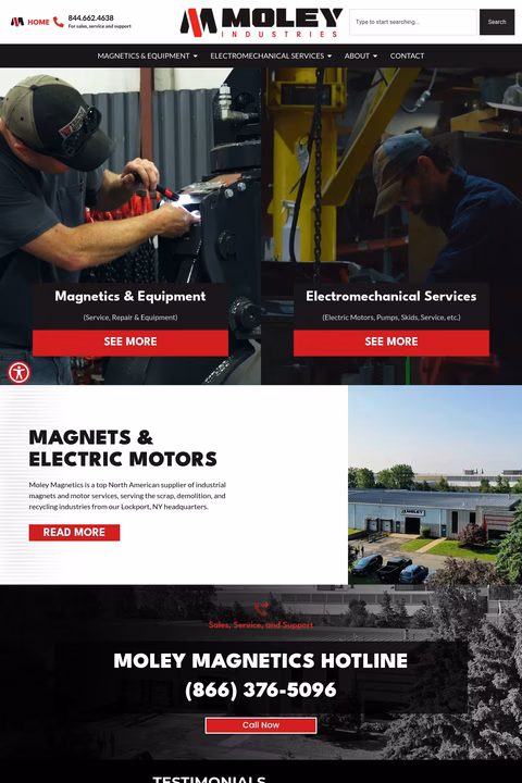 Moley-Magnetics Homepage 1440px