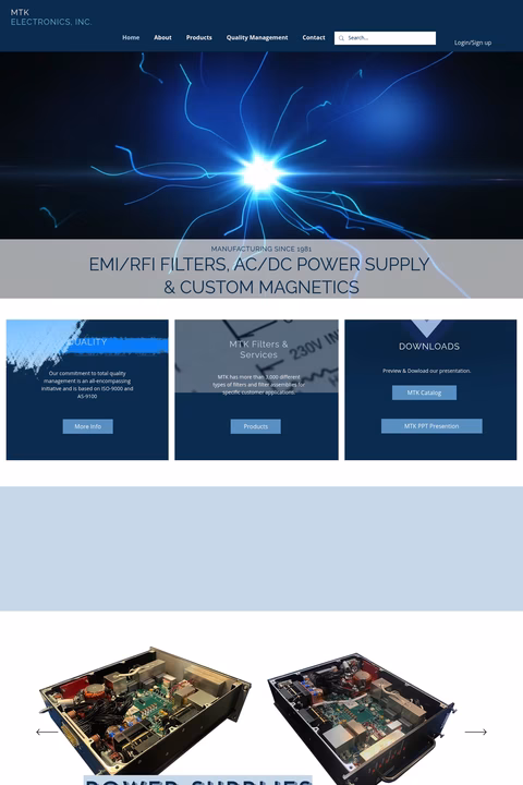 Mtk-Electronics Homepage 1440px