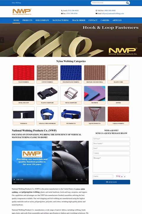 National-Webbing-Products Homepage 1440px