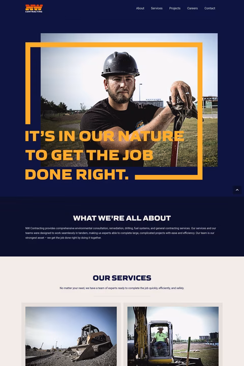 Natures-Way-Contracting Homepage 1440px