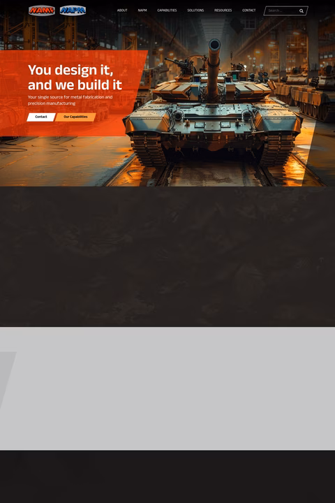 New-Age-Precision-Manufacturing Homepage 1440px