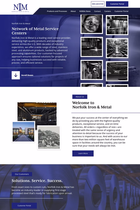 Norfolk-Iron-Metal Homepage 1440px
