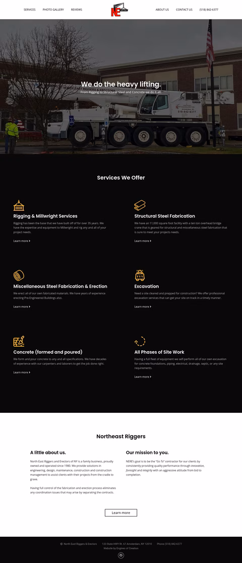 North-East-Riggers-Erectors Homepage 1440px