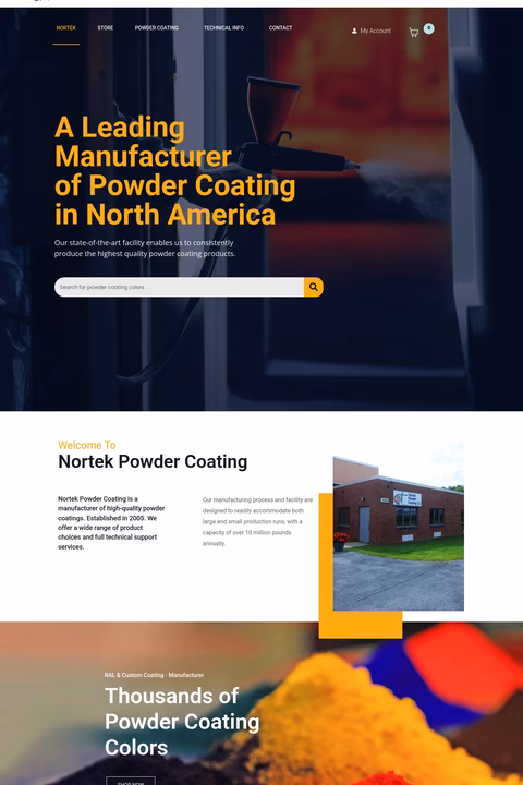 Nortek-Powder-Coating Homepage 1440px