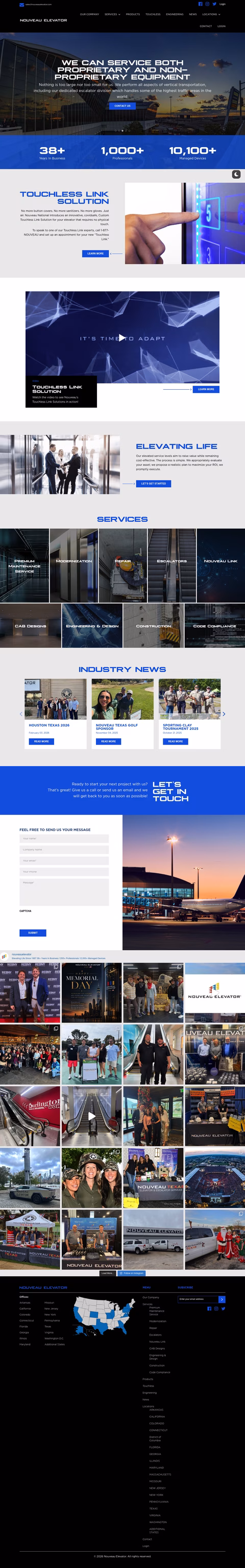 Nouveau-Elevator Homepage 1440px
