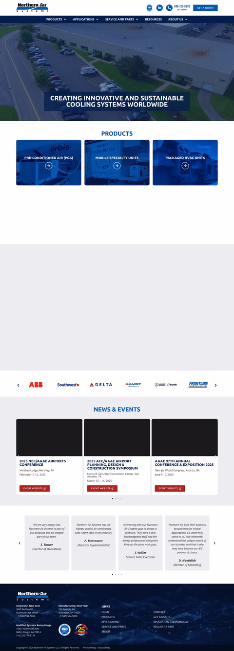 Northern-Air-Systems Homepage 1440px