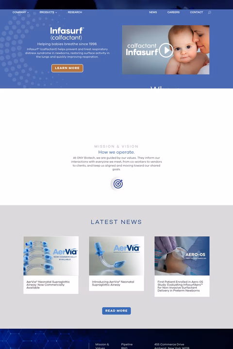 Ony-Biotech Homepage 1440px