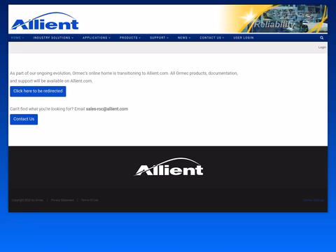Ormec-Systems Homepage 1440px