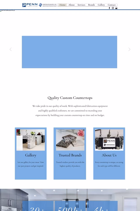 Penn-Fabricators Homepage 1440px