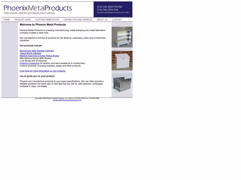 Phoenix-Metal-Products Homepage 1440px