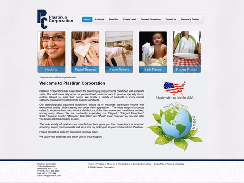 Plastirun-Corporation Homepage 1440px