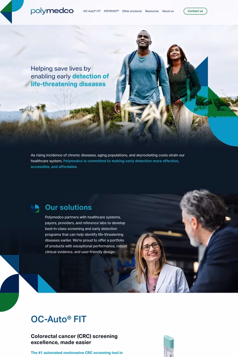 Polymedco Homepage 1440px