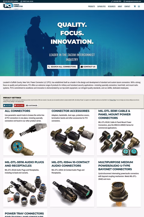 Power-Connector Homepage 1440px