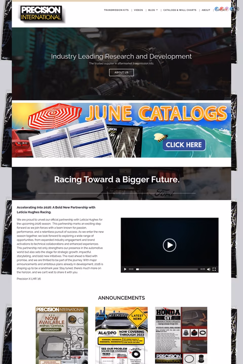 Precision-International Homepage 1440px