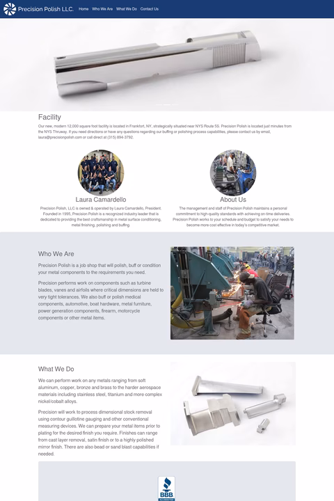 Precision-Polish Homepage 1440px
