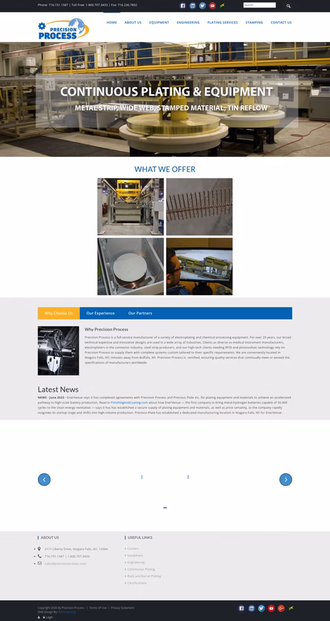 Precision-Process-Equipment Homepage 1440px