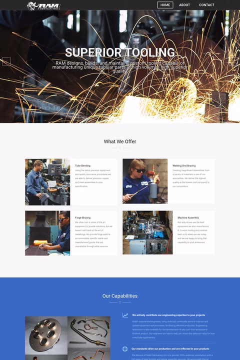 Ram-Fabricating Homepage 1440px
