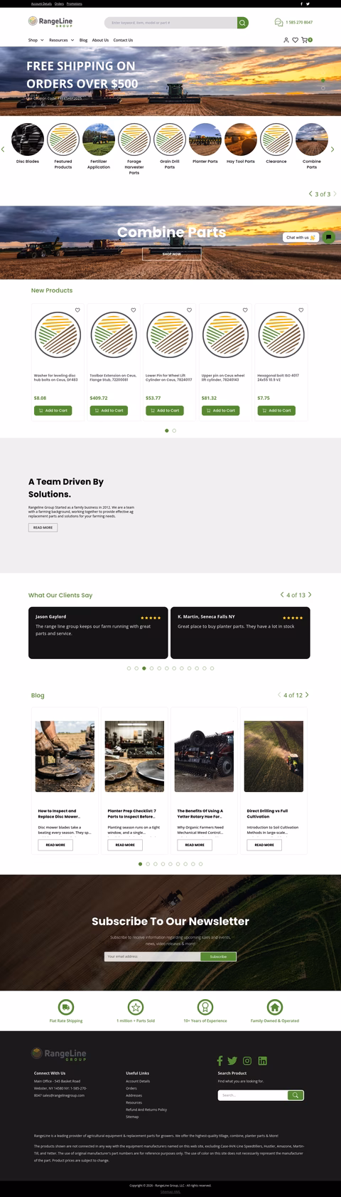 Rangeline-Group Homepage 1440px