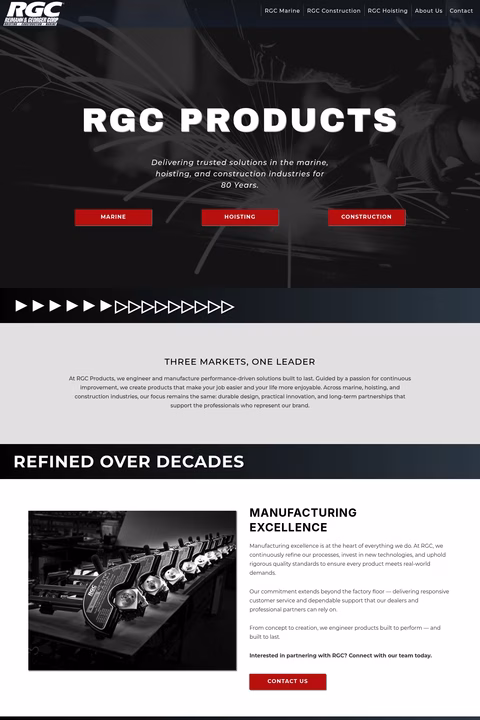 Reimann-Georger-Corporation Homepage 1440px