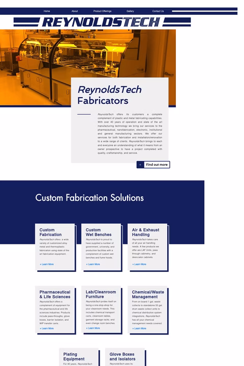 Reynolds-Tech-Fabricators Homepage 1440px