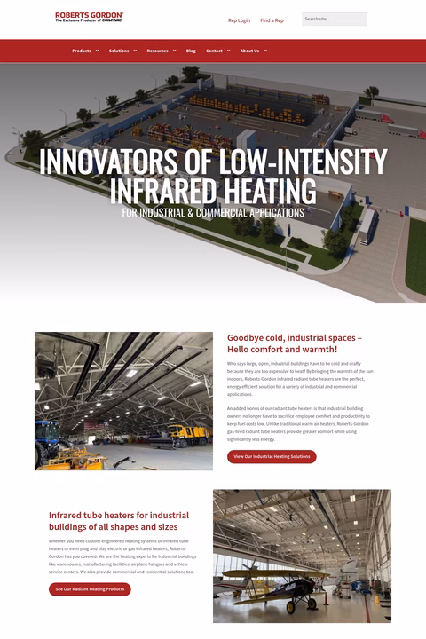 Roberts-Gordon Homepage 1440px