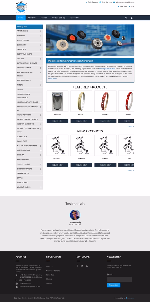 Rosmini-Graphics Homepage 1440px