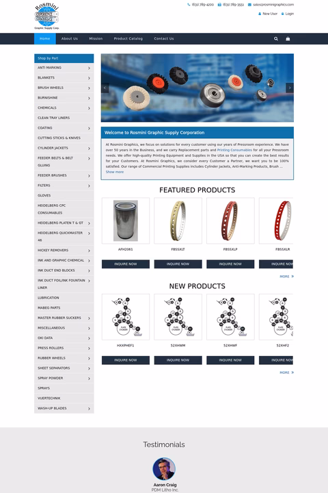 Rosmini-Graphics Homepage 1440px