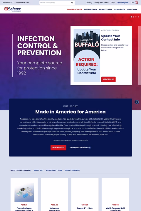 Safetec-Of-America Homepage 1440px