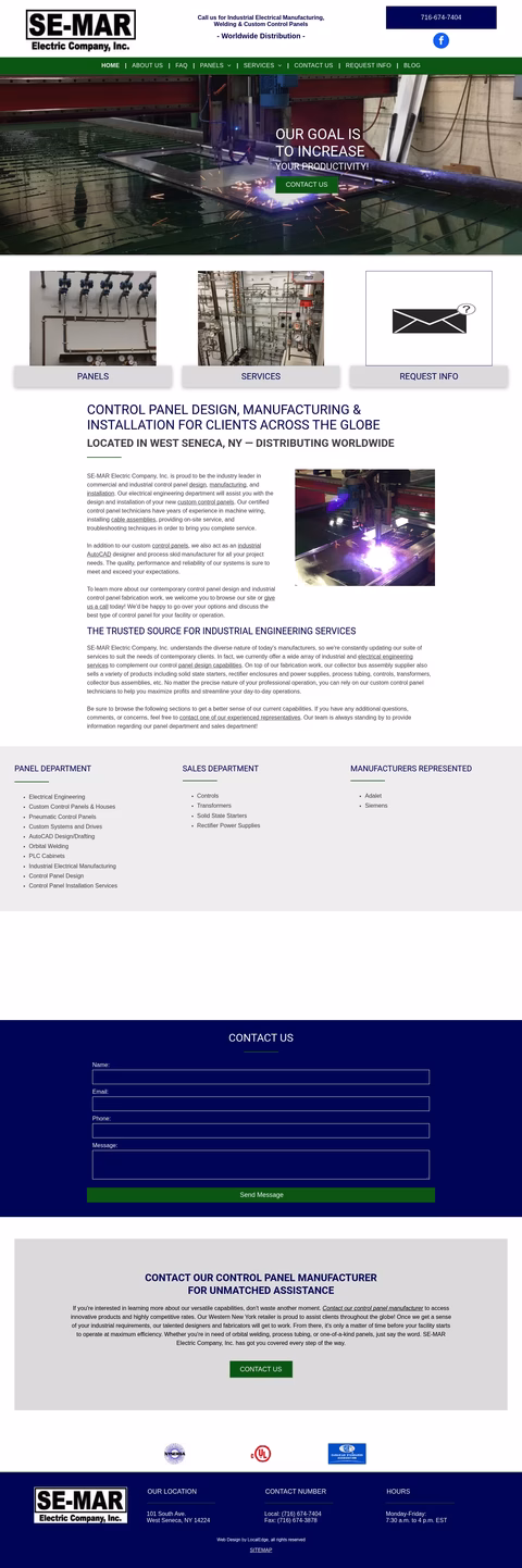 Se-Mar-Electric-Company Homepage 1440px