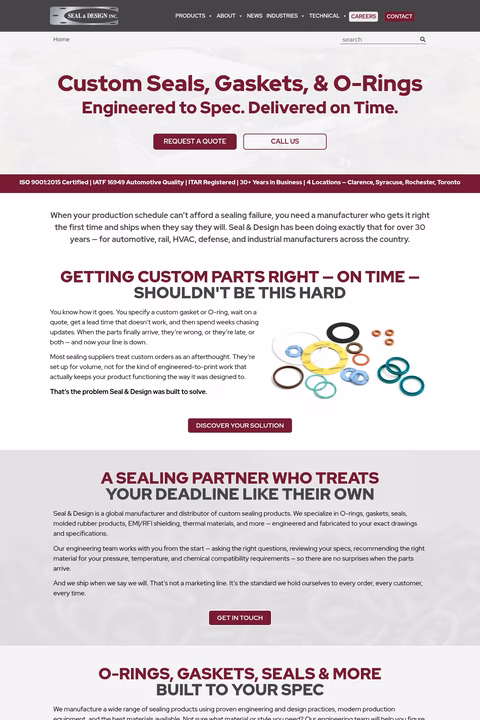Seal-Design Homepage 1440px