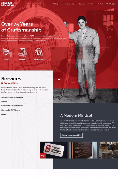 Seibel-Modern-Manufacturing-Welding Homepage 1440px