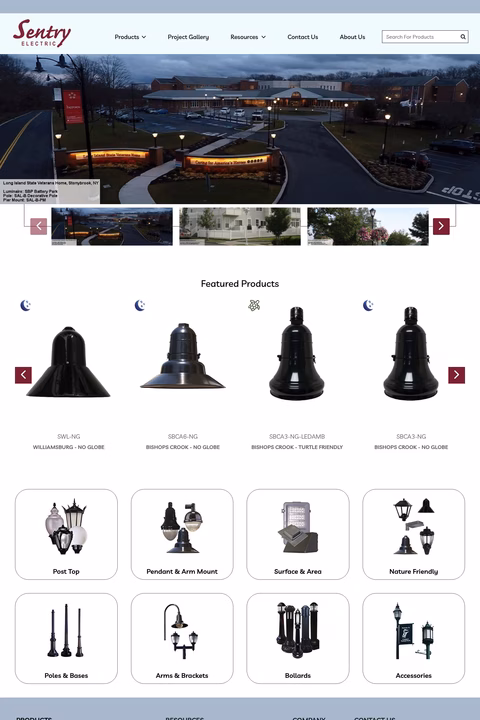 Sentry-Electric Homepage 1440px