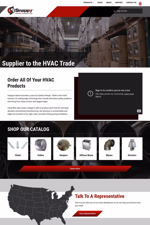 Snappy Homepage 1440px