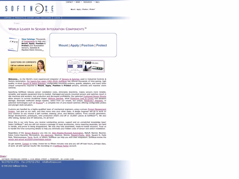 Softnoze-Usa Homepage 1440px