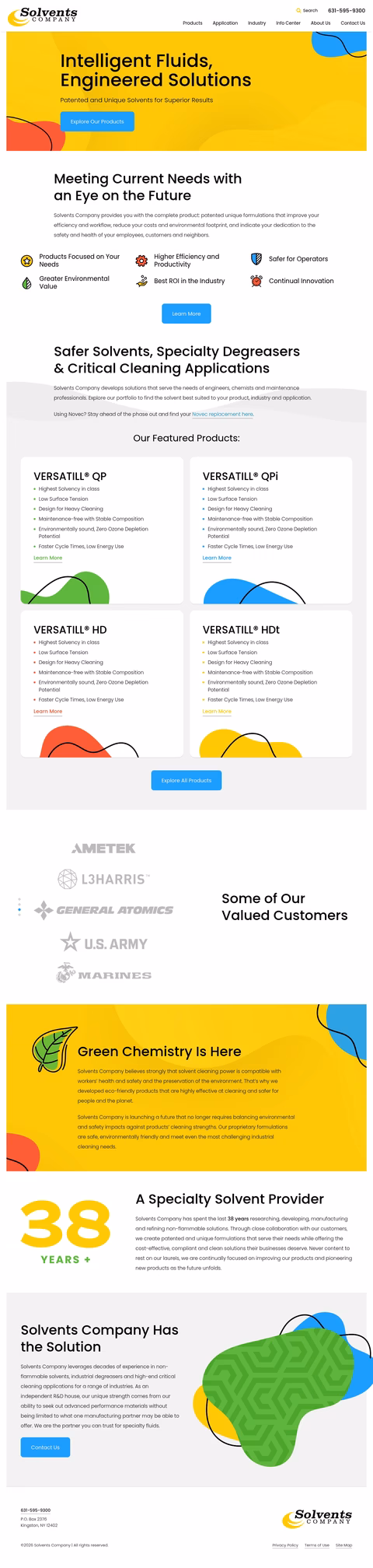 Solvents-Company Homepage 1440px