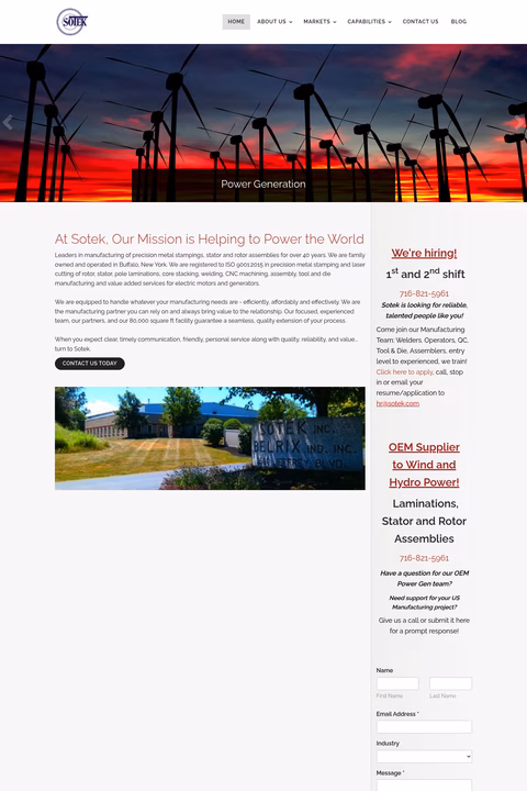 Sotek Homepage 1440px