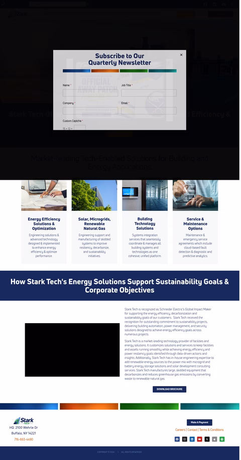 Stark-Tech Homepage 1440px