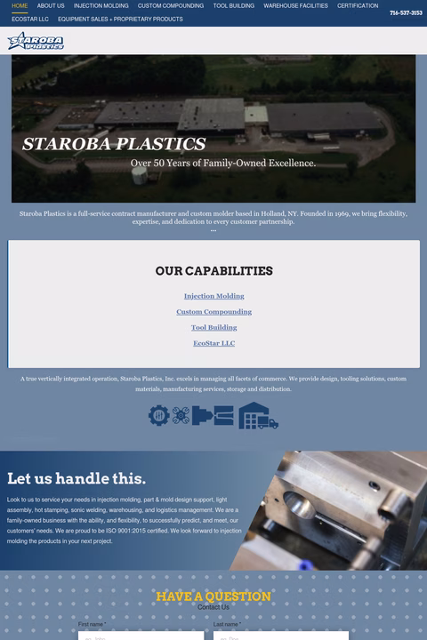 Staroba-Plastics Homepage 1440px
