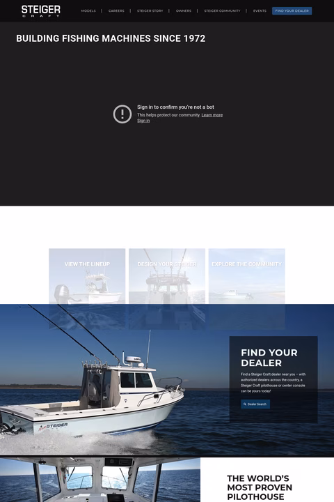 Steiger-Craft Homepage 1440px