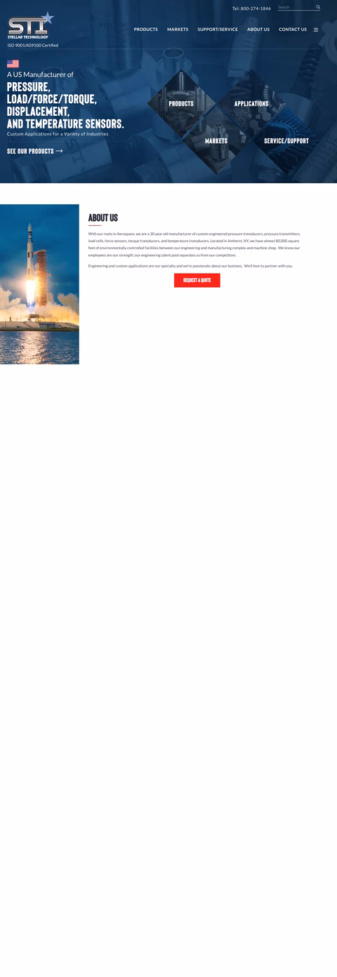 Stellar-Technology Homepage 1440px