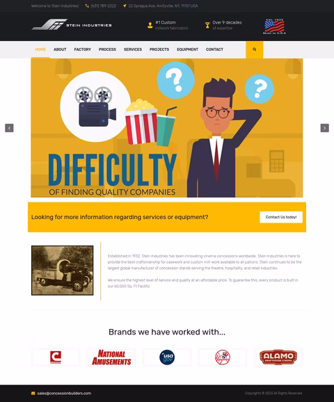 Stein-Industries Homepage 1440px