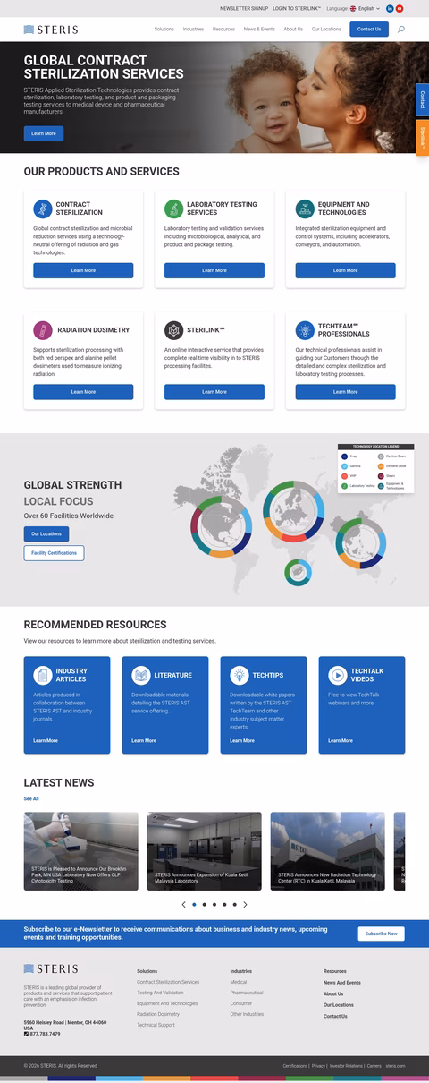 Steris Homepage 1440px