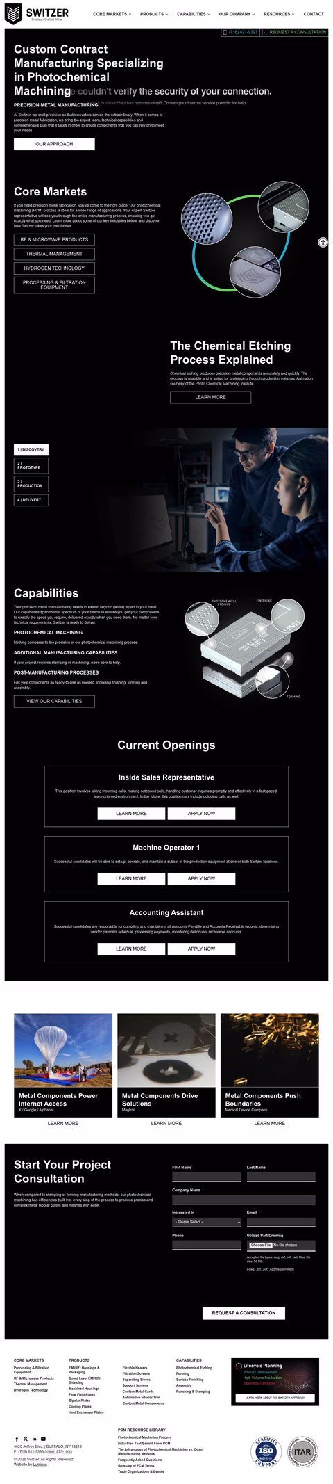 Switzer Homepage 1440px