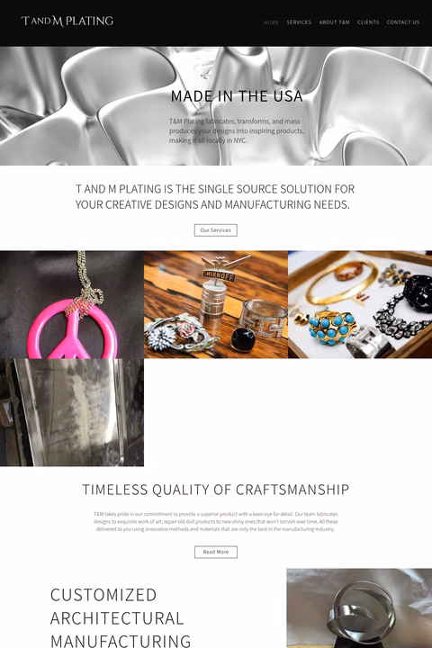 T-M-Plating Homepage 1440px
