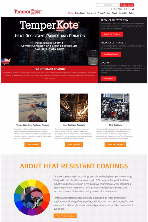 Temperkote Homepage 1440px