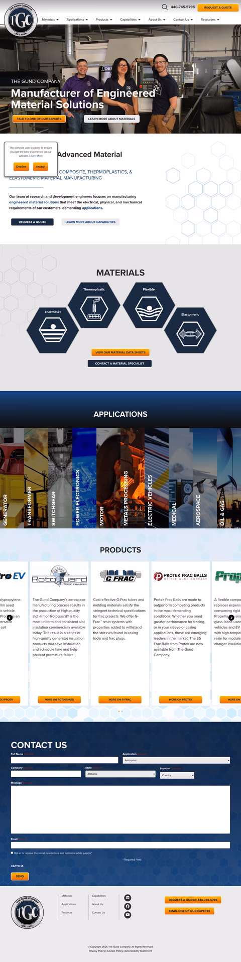 The-Gund-Company Homepage 1440px